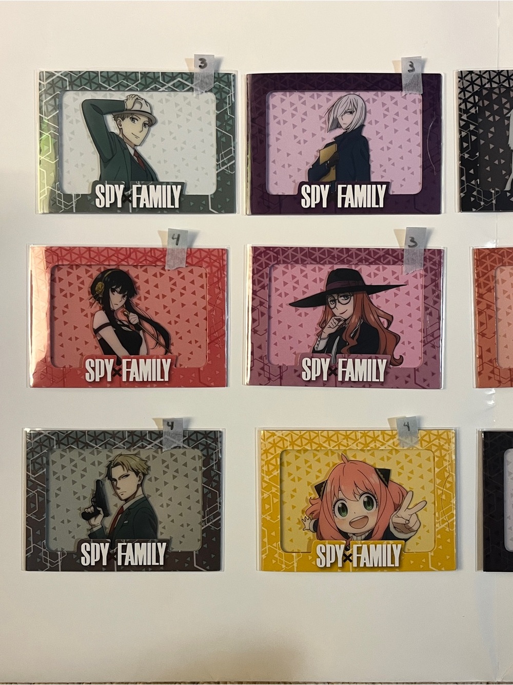 Spy x Family cybercel cards common